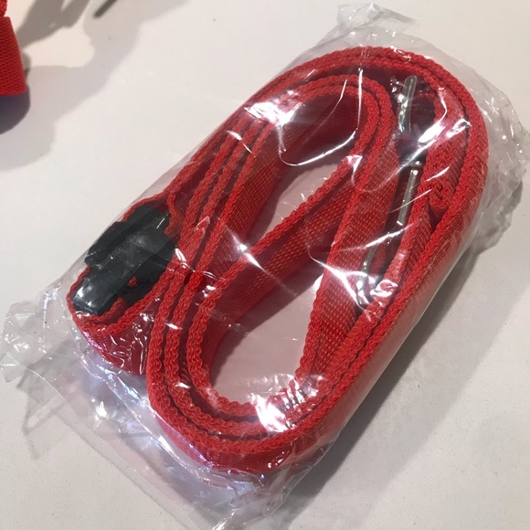 💡 LED Dog Leash and Harness Set Red - Picture 6 of 10